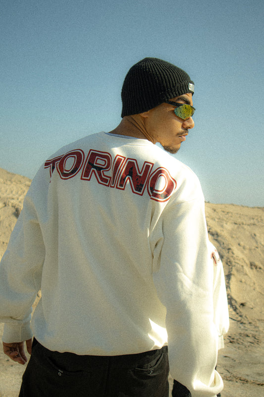 "Torino Grace"   Oversized Heavy Crewneck